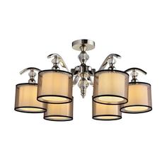Потолочная люстра lumien hall испика lh1052/6c-nk-cl (lumien hall) белый 350 см.