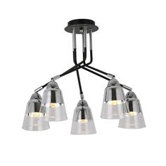 Потолочная люстра evoluce lirino sle102902-05 (evoluce) черный 440 см.
