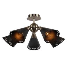 Потолочная люстра escada 595/5p (escada) черный 240 см.