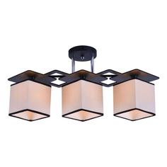 Потолочная люстра escada 651/3p black (escada) черный 625x285 см.