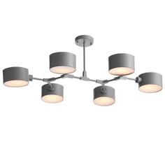 Потолочная люстра evoluce gimento sle183702-06 (evoluce) серый 730x320 см.