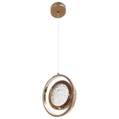 Подвесной светодиодный светильник escada 10241/1led (escada) золотой 230x190 см.