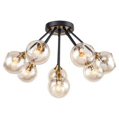 Потолочная люстра lussole lgo ouachita grlsp-8275 (lussole) золотой 410 см.