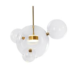 Подвесной светодиодный светильник kink light галла 07545-4,21 (kink light) золотой 450x200 см.