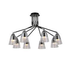 Потолочная люстра evoluce lirino sle102902-08 (evoluce) черный 440 см.