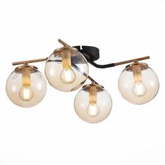 Потолочная люстра evoluce literno sle106902-04 (evoluce) черный 625x185 см.