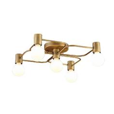 Потолочная люстра italline vega pl 6088/5 bronze (italline) бронзовый 410x85 см.