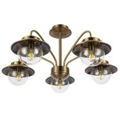 Потолочная люстра evoluce garonni sle110102-05 (evoluce) бронзовый 310 см.