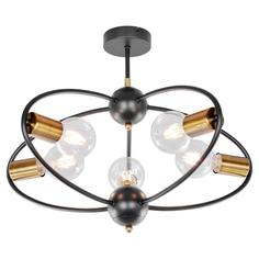 Потолочная люстра lussole lgo garland lsp-8374 (lussole) бронзовый 410 см.