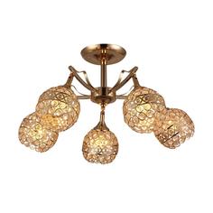 Потолочная люстра hiper ravenna h101-5 (hiper) золотой 255 см.