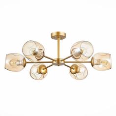 Потолочная люстра evoluce pallo sle155412-06 (evoluce) золотой 250 см.