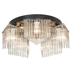 Потолочная люстра lussole lgo lsp-8452 (lussole) черный 180 см.