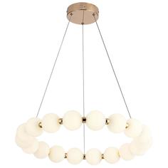 Подвесной светодиодный светильник escada 10208/sg led gold (escada) белый 1200 см.
