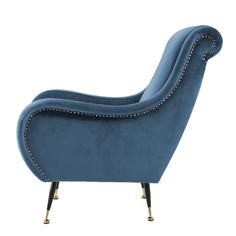 Кресло (to4rooms) синий 80x88x90 см.