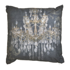 Подушка (to4rooms) черный 45x45x4 см.