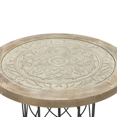 Стол (to4rooms) черный 80x58x80 см.