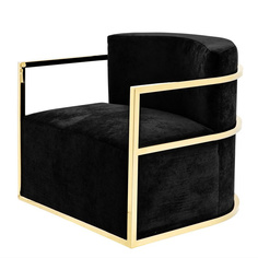 Кресло (to4rooms) черный 76x70x76 см.