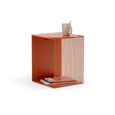 Стол журнальный salem (laredoute) оранжевый 35x45x36 см.