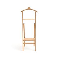Вешалка напольная складная из акации (laredoute) коричневый 45x112x35 см.