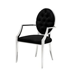 Обеденный стул (to4rooms) черный 57x99x60 см.