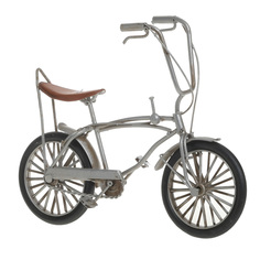 Модель велосипед (to4rooms) серебристый 21x17x5 см.