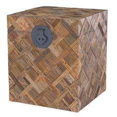 Сундук (to4rooms) коричневый 50x58x50 см.