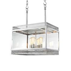 Подвесной светильник (to4rooms) серебристый 60x84x42 см.