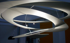 Потолочный светильник (to4rooms) белый 69x36x69 см.