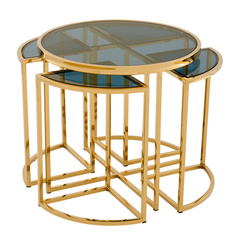 Столик (to4rooms) серый 60x55x60 см.