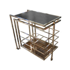 Столик (to4rooms) золотой 77x77x42 см.