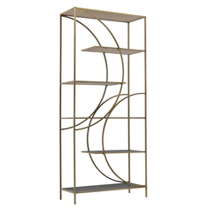 Стеллаж (to4rooms) черный 80x180x33 см.