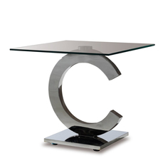 Приставной столик (to4rooms) серый 60x56x60 см.