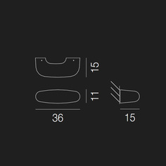 Настенный светильник (to4rooms) белый 36x11x15 см.