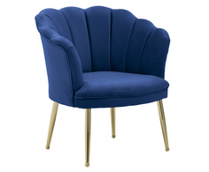 Кресло rhyme (to4rooms) синий 78x81x61 см.