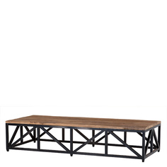 Журнальный столик (to4rooms) коричневый 170x37x70 см.