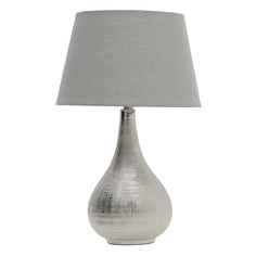Лампа настольная azari (to4rooms) серебристый 36x55x36 см.