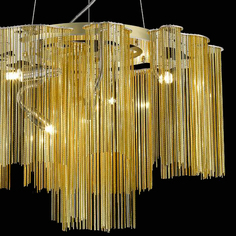 Люстра (to4rooms) золотой 45x32x45 см.