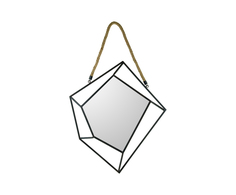 Зеркало настенное zaria (to4rooms) серебристый 51x59x7 см.