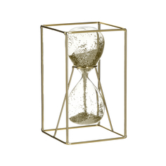 Декор настольный-песочные часы (to4rooms) золотой 11x19x11 см.