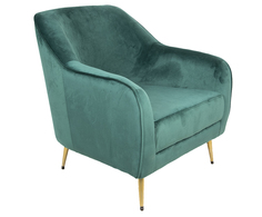 Кресло (to4rooms) зеленый 73x78x76 см.