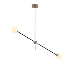Светильник подвесной bastoncino (st luce) черный 80x100 см.