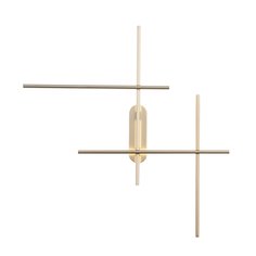Светильник настенный basoni (st luce) золотой 75x70x8 см.