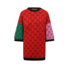 Пуловер из шерсти и хлопка Gucci