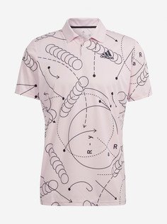 Поло мужское adidas Club Graphic Polo, Розовый
