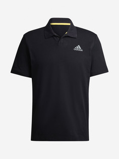 Поло мужское adidas Clubhouse 3bar, Черный