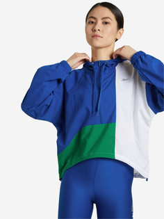 Ветровка женская Reebok Running Woven Jacket, Голубой