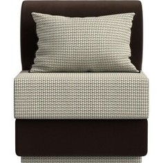 Кресло Лига Диванов Кресло Кипр рогожка/микровельвет корфу 02/коричневый