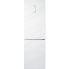 Холодильник Haier C2F 637 CGWG белый под стеклом