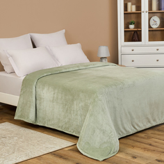 Плед Supersoft, зеленый Cozy Home