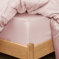 Простыня на резинке Rose quartz Cozy Home